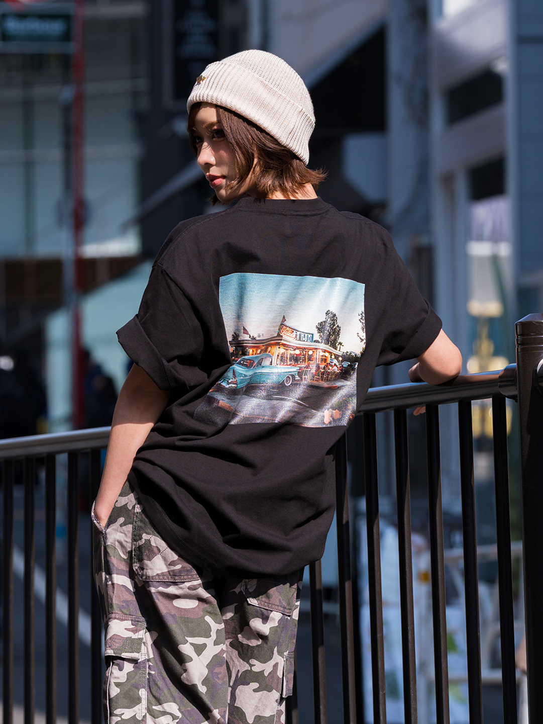 American diner T-shirt[GF037]