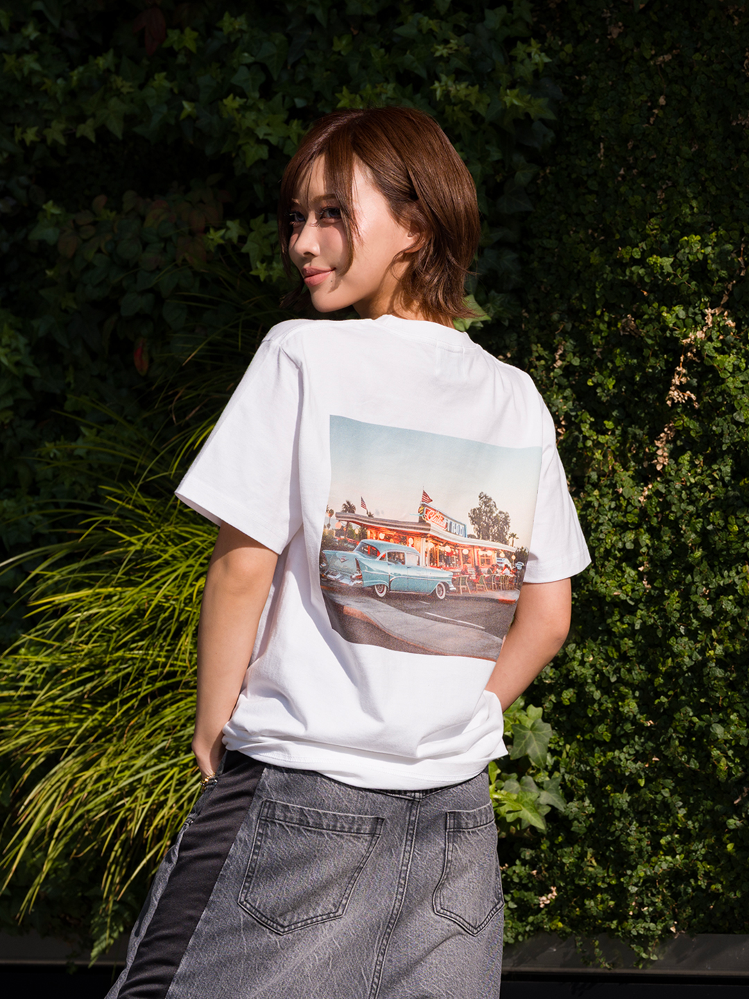 American diner T-shirt[GF037]