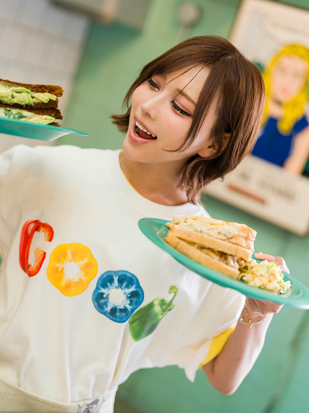 Veggies Logo T-shirt[GF042]