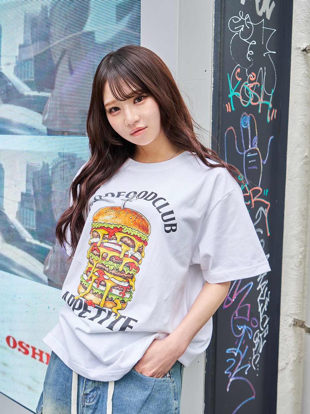 "APPETITE"  Burger T-shirt[GF047]
