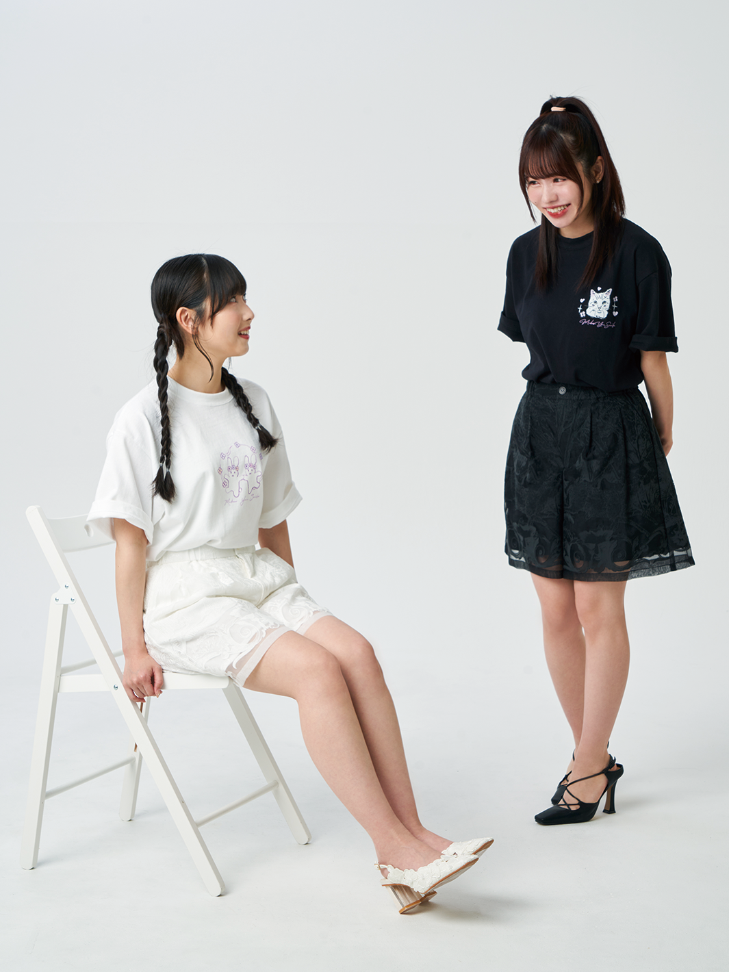 SKE48 佐藤佳穂＆井上瑠夏 Sustainable Message Tシャツ Type A [GF026]