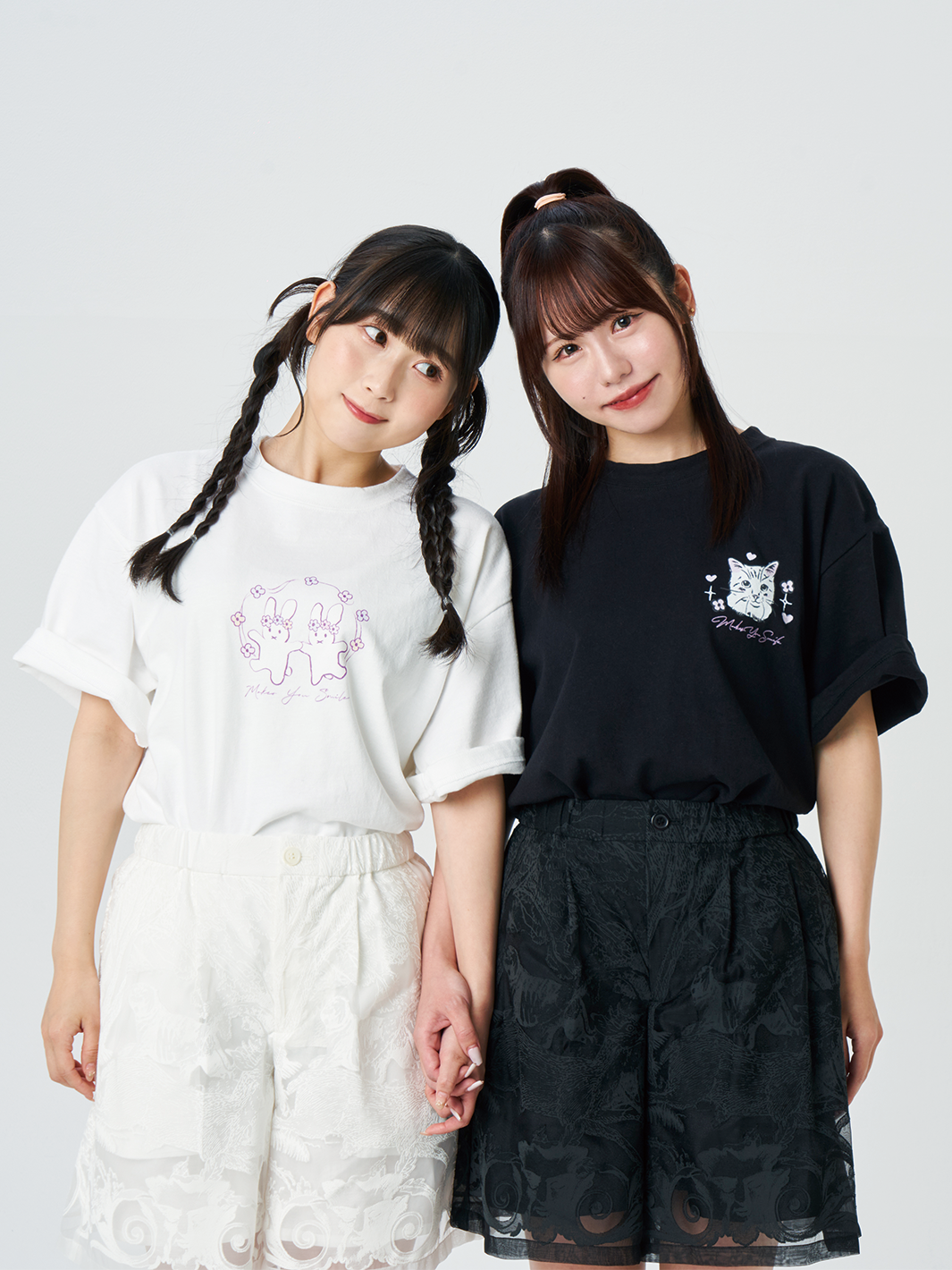 SKE48 佐藤佳穂＆井上瑠夏 Sustainable Message Tシャツ Type A [GF026]